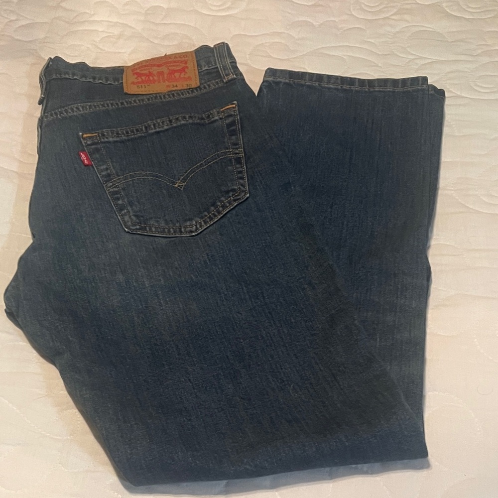 Levi's Men's Dark Blue Relaxed Jeans